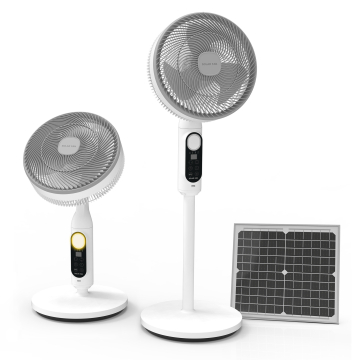 14-Inch BLDC Brushless Solar Fan 30W AC/DC Charge with Solar Panel in BD, Bangladesh by BDTronics