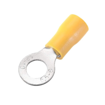 RV 5.5-6 Lugs Connector Insulated Ring Terminal Connector (Yellow) in BD, Bangladesh by BDTronics