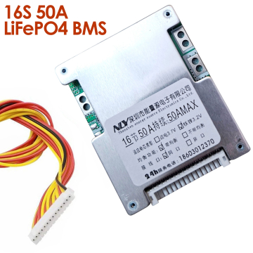 16S 50A LiFePO4 battery BMS with Balancer in BD, Bangladesh by BDTronics