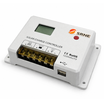 High Quality PWM Solar Charge Controller 12V/24V 20A for Lead Acid Lithium Battery SRNE HC2420 in BD, Bangladesh by BDTronics