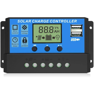 PWM Solar Charge Controller 12V/24V 10A with USB in BD, Bangladesh by BDTronics