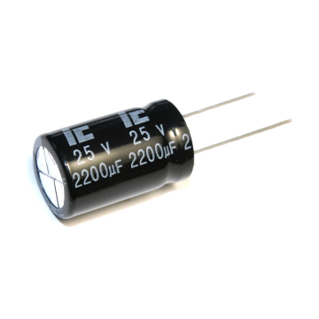 2200uF 25V Radial Electrolytic Capacitor in BD, Bangladesh by BDTronics