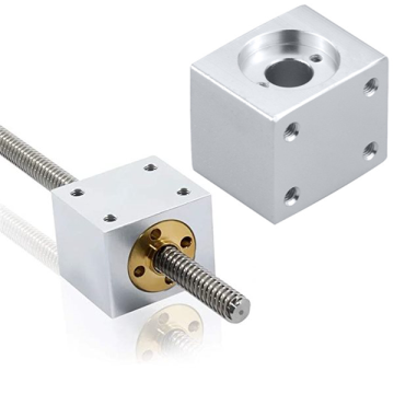 Lead Screw Aluminium Block Nut Housing Bracket For 8mm T8 Trapezoidal Nut in BD, Bangladesh by BDTronics