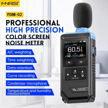FNIRSI Digital Noise Meter High Precision Sound Level Decibel Meter (FDM02 Upgraded) in BD, Bangladesh by BDTronics
