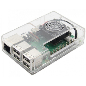 Transparent ABS Case for Raspberry Pi 3/3B+ in BD, Bangladesh by BDTronics