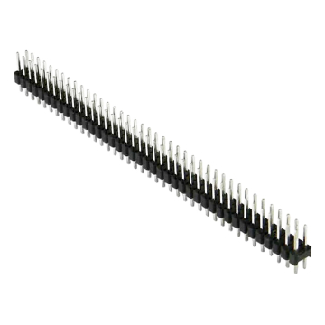 Male Pin Header Double Row 2x40 Pins 2.54mm Pitch Connector in BD, Bangladesh by BDTronics