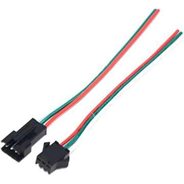 3 Pin JST Male Female Connector in BD, Bangladesh by BDTronics