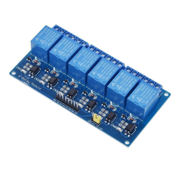 6 Channel Relay Module DC 5V Arduino Compatible in BD, Bangladesh by BDTronics