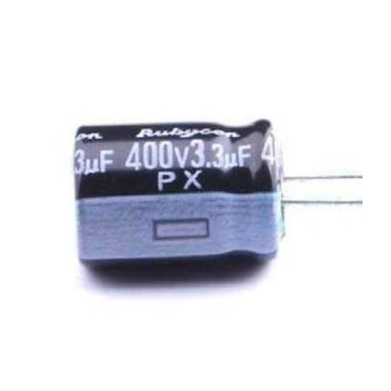 3.3uF 400V Radial Electrolytic Capacitor in BD, Bangladesh by BDTronics