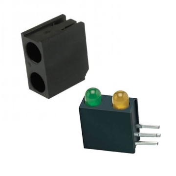 3mm LED Holder 2 Holes PCB Mount (without LED) in BD, Bangladesh by BDTronics