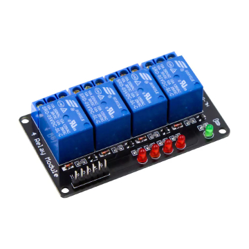 4 Channel DC 5V Relay Module Low Level Arduino Compatible in BD, Bangladesh by BDTronics