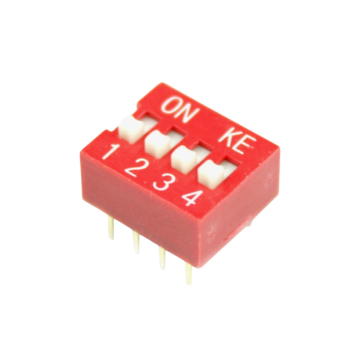 DIP Slide Switch 4 Position in BD, Bangladesh by BDTronics