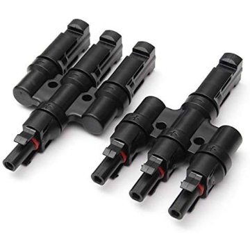 3-in-1 MC4 Solar Panel Branch Connector 4mm² Male+Female 3-way PV Jack Cable Accessories (1 Pair) in BD, Bangladesh by BDTronics