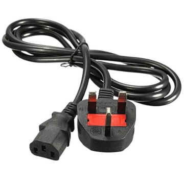 Power Cable Cord UK Plug 3 Pin (2 Meters) in BD, Bangladesh by BDTronics
