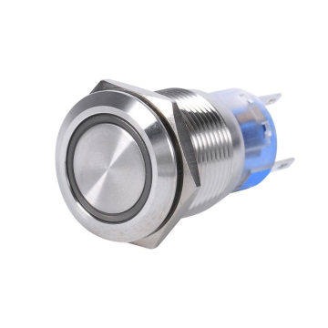 Metal Pushbutton Momentary with LED Ring Light (16mm) in BD, Bangladesh by BDTronics