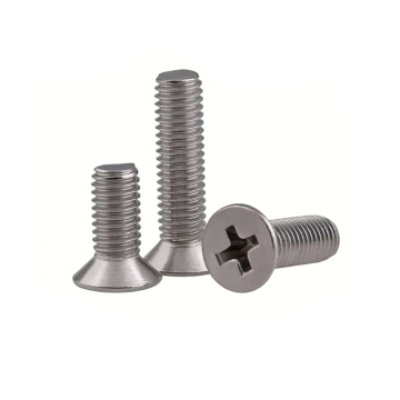 M3 Countersunk Stainless Steel SS Screw Phillips Screw Cross Recessed Flat Head DIN7985 304 Steel in BD, Bangladesh by BDTronics