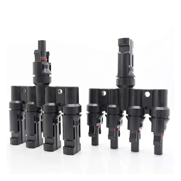 4-in-1 MC4 Solar Panel Branch Connector 4mm² Male+Female 4-way PV Jack Cable Accessories (1 Pair) in BD, Bangladesh by BDTronics