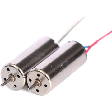 2pcs 8mm*20mm Brushed DC Micro Motor CW CCW 8020 Corelss Motor for Model Aircraft Quadcopter in BD, Bangladesh by BDTronics