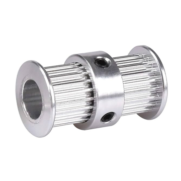 GT2 Double Head Pulley 20 Teeth Bore 8mm Belt Width 6mm Aluminium Timing Pulley for 3D Printers