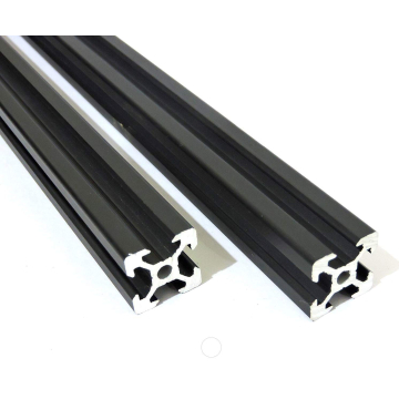 2020 V Slot Black Anodized Aluminum Extrusion Profile for 3D Printer and CNC in BD, Bangladesh by BDTronics