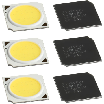 3W 9-11V Cob LED Chip Light, 13mm white