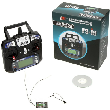 FlySky Original FS-i6 2A 2.4G 6CH RC Transmitter With FS-iA6B Receiver (Mode 2) in BD, Bangladesh by BDTronics
