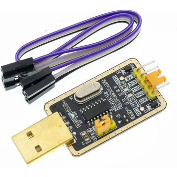 CH340G USB to TTL Serial Converter UART module 3.3V 5V in BD, Bangladesh by BDTronics