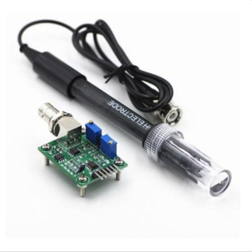 Liquid PH0-14 Value Detect Sensor Module + PH Electrode Probe BNC For Arduino  in BD, Bangladesh by BDTronics