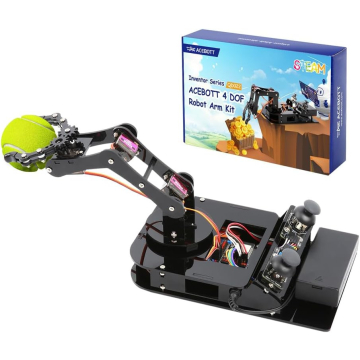 ACEBOTT 4-DOF Robot Arm Kit QD022 Programmable for Beginners ESP32 Arduino Compatible in BD, Bangladesh by BDTronics