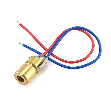 650nm 6mm DC 5V 5mW Red Laser Dot Diode Module with Copper Head in BD, Bangladesh by BDTronics