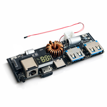 65W Power Bank Circuit 6 Port Bi-Directional Fast Charging QC3 PD3 Mobile Power Module in BD, Bangladesh by BDTronics