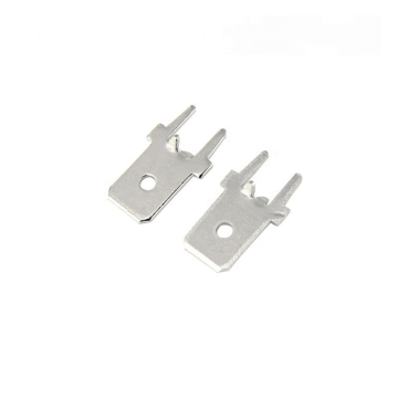 6.3mm Dia Male Insulated Crimp Spade PCB Male Terminal Fasten Connector