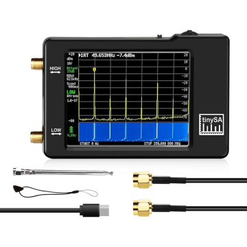 TinySA Radio Frequency RF Spectrum Analyzer 0.1MHz-960MHz MF HF VHF UHF in BD, Bangladesh by BDTronics