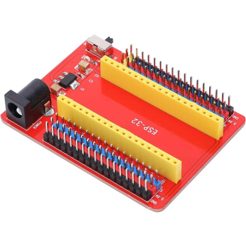 ESP32 (38 Pin) Expansion Board GPIO Breakout Board (Red) in BD, Bangladesh by BDTronics
