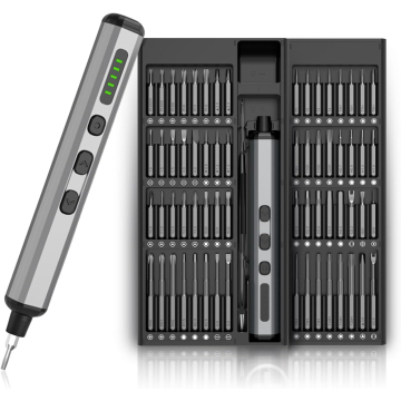 64-in-1 Mini Electric Screw Driver Set Precision Magnetic Bit Set (Rechargeable) in BD, Bangladesh by BDTronics