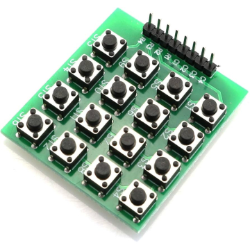 4x4 Matrix 16 Keypad Switch Keyboard Module for Arduino in BD, Bangladesh by BDTronics