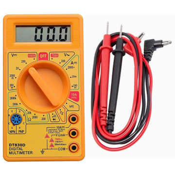 DT830D Digital Multimeter DC/AC Voltage Current/A Resistance/ ohm Test 