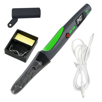 30W 450℃ USB-C Digital Soldering Iron Adjustable Temperature with C210 Integrated Active Tip ATETOOL AE730D in BD, Bangladesh by BDTronics