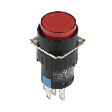 AL6-A Self-Locking Switch 5-Pin Latching (Red LED) in BD, Bangladesh by BDTronics