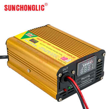 Sunchonglic 12V 10A Digital Battery Charger with LED Display for AGM GEL SLA Lead Acid Battery in BD, Bangladesh by BDTronics
