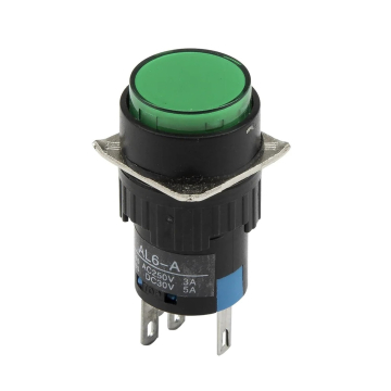 AL6 Push Button Switch 5-Pin Momentary (Green LED) in BD, Bangladesh by BDTronics