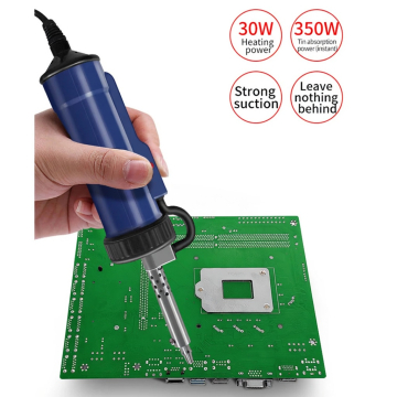 Automatic Desoldering Pump Vacuum Electric Solder Sucker 30W AC 220V in BD, Bangladesh by BDTronics