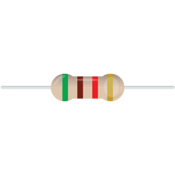 5.1K Ohm 1/4W Resistor in BD, Bangladesh by BDTronics