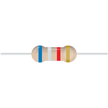 6.8K Ohm 1/2W Resistor in BD, Bangladesh by BDTronics