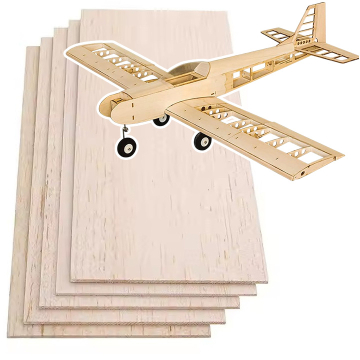 Balsa Wood Sheet 100x1000mm for RC Plane Model Building (Thickness 2mm/ 3mm) in BD, Bangladesh by BDTronics
