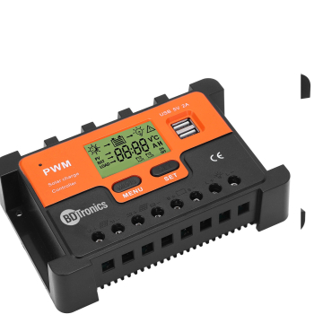 Good Quality 30A PWM Solar Charge Controller 12V/24V Auto 48V Solar Panel Lead Acid Lithium Battery  in BD, Bangladesh by BDTronics