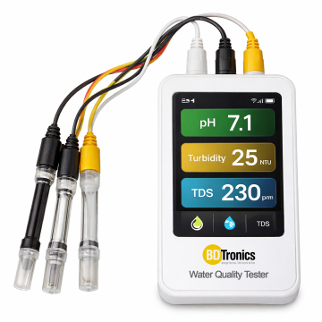 3-in-1 Smart Water Quality Tester pH, Turbidity & TDS Meter Rechargeable in BD, Bangladesh by BDTronics