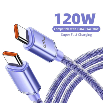 120W USB-Type Fast Charging Cable QC3 PD3 High Speed Data in BD, Bangladesh by BDTronics