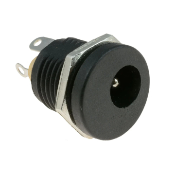 DC Power Socket Female Panel Mount for DC-005 Barrel Connector 5.5x2.1mm in BD, Bangladesh by BDTronics