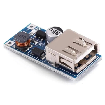 DC-DC 0.9V-5V to 5V 600mA Boost Converter USB Output in BD, Bangladesh by BDTronics